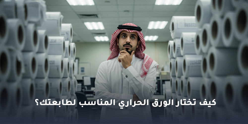 اختيار الورق الحراري المناسب لطابعتك هو خطوة مهمة لضمان طباعة واضحة، نظيفة، وثابتة. يعتبر الورق الحراري خيارًا مثاليًا للطباعة السريعة والاقتصادية، ولكن مع وجود العديد من الأنواع والمقاسات، قد يكون من الصعب تحديد الخيار الأنسب لاحتياجاتك. في هذا المقال، سنتناول أفضل الطرق لاختيار الورق الحراري المناسب وفقًا للمتطلبات التقنية، نوع الطابعة، والاحتياجات التجارية. ________________________________________ 1. تحديد نوع الطابعة التي تستخدمها قبل اختيار الورق الحراري، يجب عليك أولاً تحديد نوع الطابعة الحرارية التي تستخدمها. هناك نوعان رئيسيان من الطابعات الحرارية: •	الطابعات الحرارية المباشرة (Direct Thermal Printers): تستخدم الحرارة المباشرة لطباعة النصوص على الورق الحراري. لا تحتاج هذه الطابعات إلى أحبار أو ريبون. •	الطابعات الحرارية بالنقل الحراري (Thermal Transfer Printers): تستخدم شريط حبر (ريبون) لنقل الصورة على الورق. تحتاج هذه الطابعات إلى ورق حراري خاص بالريبون. تأكد من موافقة الورق الحراري لطابعتك وتأكد من نوع الطباعة الذي توفره. ________________________________________ 2. اختيار المقاس المناسب لاحتياجاتك الورق الحراري متوفر في مقاسات متعددة، ويجب اختيار المقاس الذي يناسب الطابعة والاحتياجات التجارية. المقاسات الشائعة هي: •	80 مم × 80 مم – مناسب لماكينات الكاشير والإيصالات اليومية. •	57 مم × 40 مم – مناسب للطابعات الصغيرة مثل محطات الوقود والمطاعم. •	110 مم × 50 مم – مناسب للاستخدام في الملصقات التجارية أو شحن المنتجات. إذا كنت تستخدم الطابعة لطباعة الإيصالات أو الفواتير، فالمقاسات الصغيرة مثل 57 مم × 40 مم ستكون مناسبة، بينما إذا كنت بحاجة لطباعة ملصقات شحن أو بيانات المنتجات، اختر المقاسات الأكبر مثل 110 مم × 50 مم. ________________________________________ 3. اختيار الورق الحراري حسب الجودة ليس كل الورق الحراري متشابه، وتختلف جودة الورق من نوع لآخر. هناك بعض العوامل التي يجب أن تضعها في اعتبارك عند اختيار الورق الحراري: •	المتانة: اختر ورق حراري ذو جودة عالية إذا كنت بحاجة إلى طباعة تفاصيل دقيقة مثل الباركود أو البيانات الصغيرة. •	مقاومة العوامل البيئية: إذا كنت تستخدم الورق في بيئات رطبة أو معرضة لأشعة الشمس، فاختر الورق الحراري المطلي أو الورق طويل الأمد الذي يتمتع بحماية إضافية ضد التلاشي. ________________________________________ 4. تحديد حجم الكمية التي تحتاجها عند شراء الورق الحراري، يجب أن تحدد حجم الكمية التي تحتاجها. إذا كنت تدير متجرًا أو مطعمًا، قد تحتاج إلى كميات كبيرة من الورق الحراري يوميًا. في هذه الحالة، يمكنك شراء الكرتونات التي تحتوي على عدة لفات من الورق الحراري. أما إذا كنت بحاجة لاستخدام محدود، يمكنك شراء حزم صغيرة تلبي احتياجاتك بشكل مؤقت. ________________________________________ 5. مراعاة المواصفات البيئية للورق الحراري تأثير البيئة على الورق الحراري أمر مهم، حيث يجب الانتباه إلى ما إذا كان الورق يحتوي على مواد ضارة أو إذا كان يمكن إعادة تدويره. إذا كانت بيئتك تتطلب ممارسات صديقة للبيئة، فقد تحتاج إلى اختيار ورق حراري صديق للبيئة خالي من المواد الضارة مثل بيسفينول A (BPA). ________________________________________ 6. الأسعار والعروض الخاصة تأكد من مقارنة أسعار الورق الحراري في السوق قبل الشراء. يمكنك العثور على عروض خاصة من الموردين، ولكن تأكد دائمًا من أن السعر يعكس الجودة التي تحتاجها. عادةً ما يكون الورق الحراري عالي الجودة أغلى، ولكنه يضمن لك طباعة ثابتة وواضحة لفترة أطول. ________________________________________ اختيار الورق الحراري المناسب لطابعتك هو خطوة أساسية لتحسين كفاءة عملك وضمان نتائج طباعة عالية الجودة. من خلال تحديد نوع الطابعة، المقاس المناسب، والاحتياجات البيئية، يمكنك ضمان الحصول على أفضل ورق حراري يلبي متطلباتك.